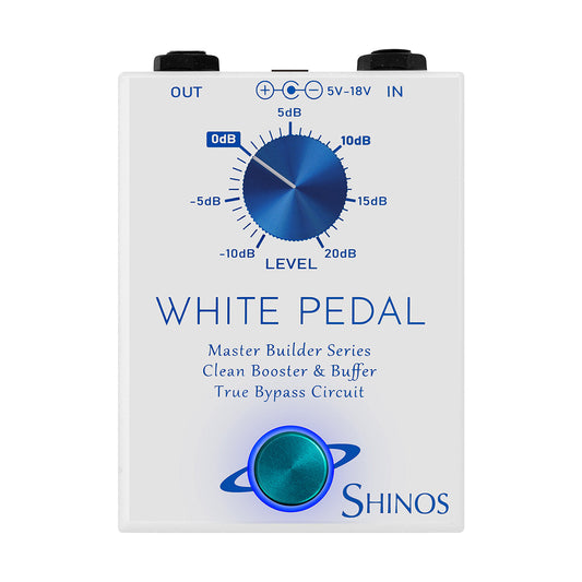 SHINOS EFFECT WHITE PEDAL
