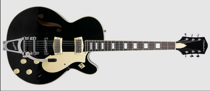 Silvertone 1446 Semi-Hollow Electric Guitar With Bixby Vibrato Tail Piece