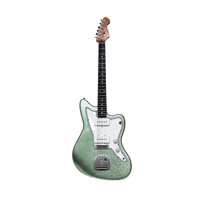 Berly Guitars Jazz Master 7 Up Green Nitro Sparkle