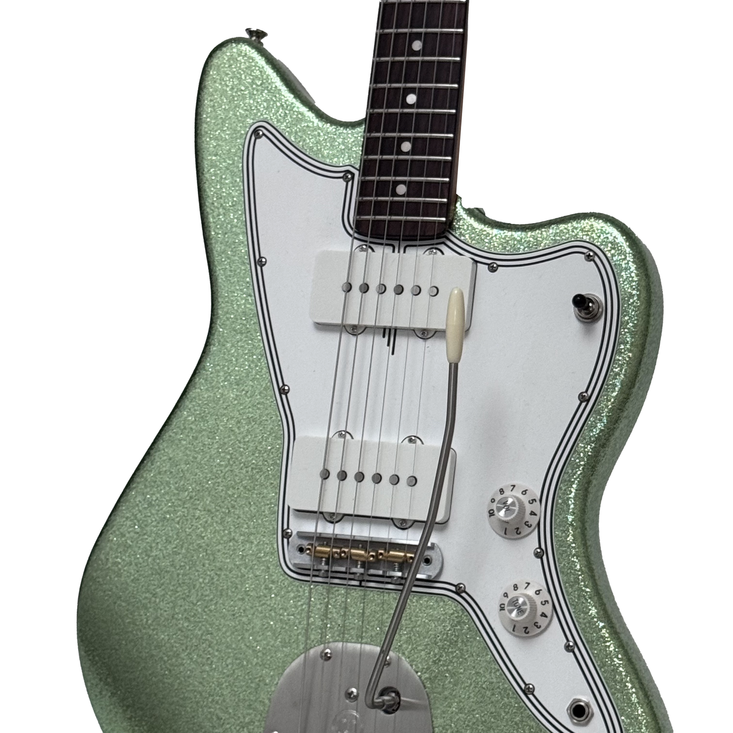 Berly Guitars Jazz Master 7 Up Green Nitro Sparkle