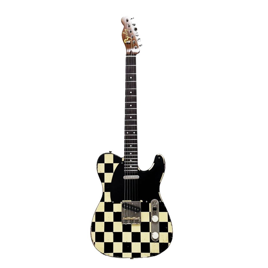 Berly Guitars Checkered Nitro Telli