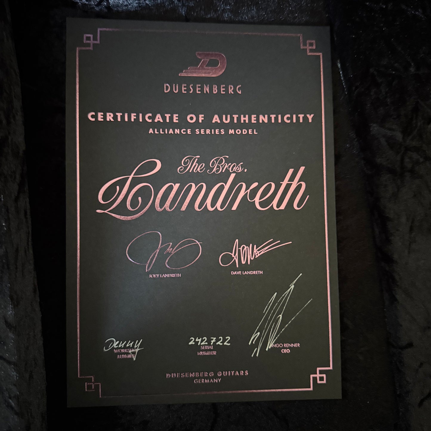 Duesenberg Alliance Bros. Landreth Joey